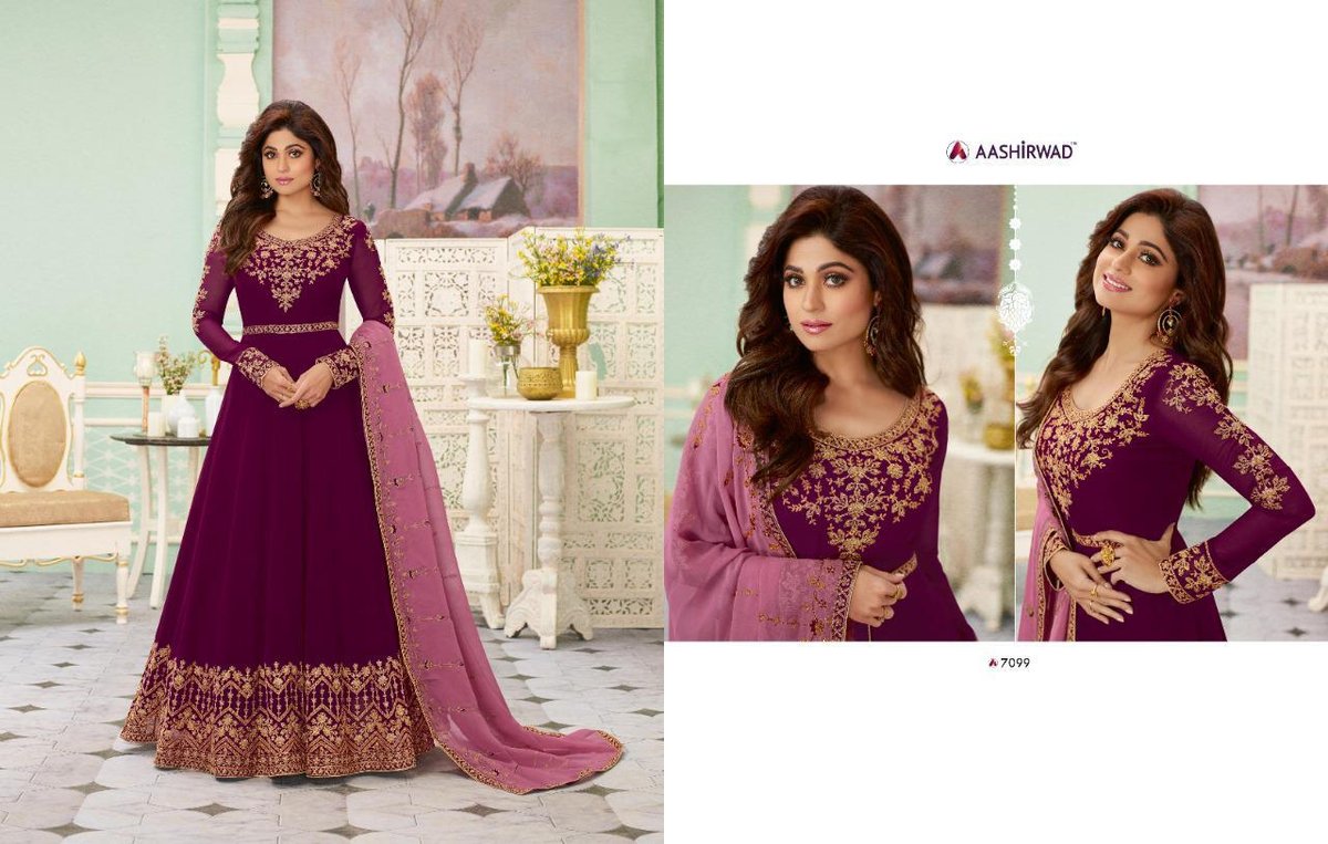 Aashirwad Creation Gulkand Aarya 7097-7101 Series 3