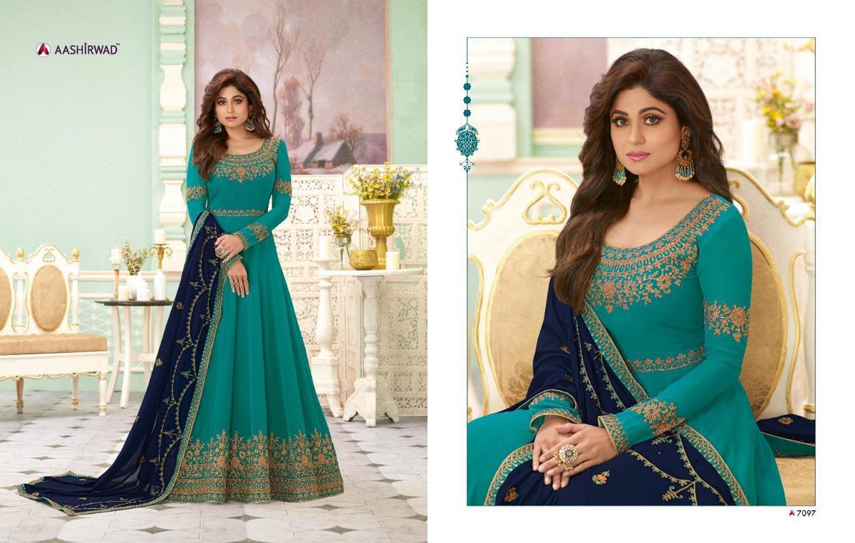 Aashirwad Creation Gulkand Aarya 7097-7101 Series 1