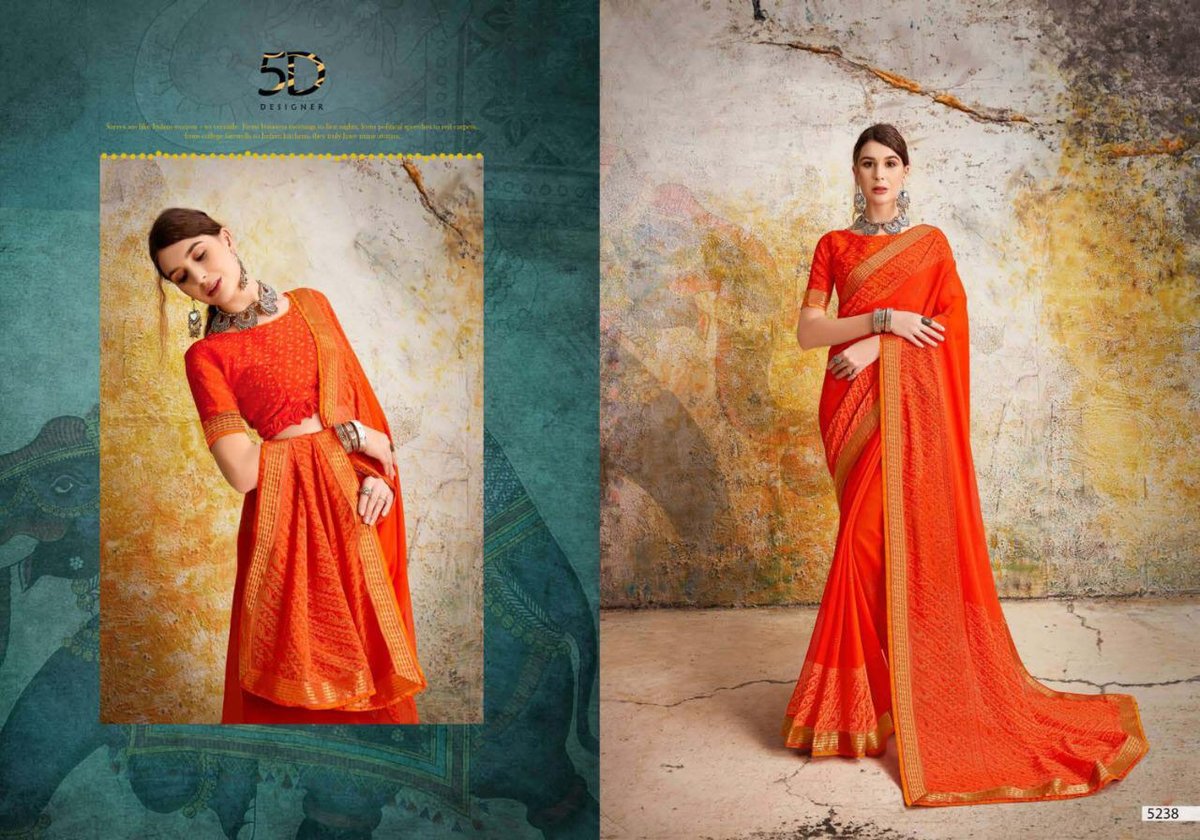 5D Designer Mohini Vol-4 Kamini Silk 5231-5240 Series 8