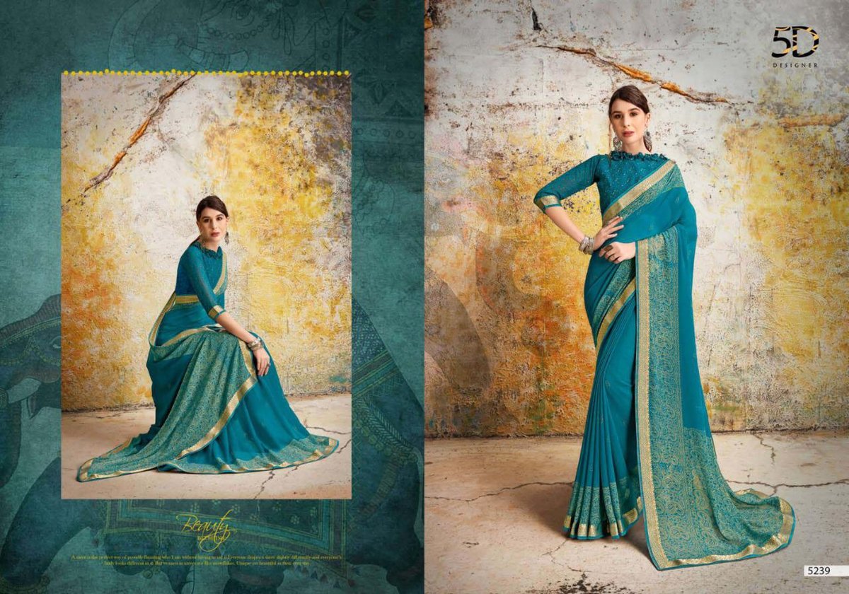5D Designer Mohini Vol-4 Kamini Silk 5231-5240 Series 9