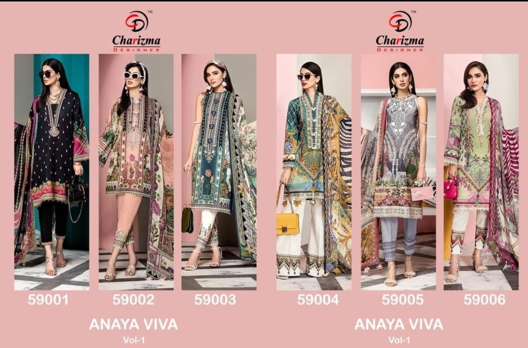 Charizma Designer Ananya Viva Vol-1 59001-59006 Series 7