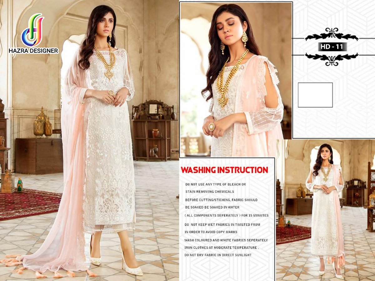 Hazra Designer HD-11 Designer Salwar Suits 1