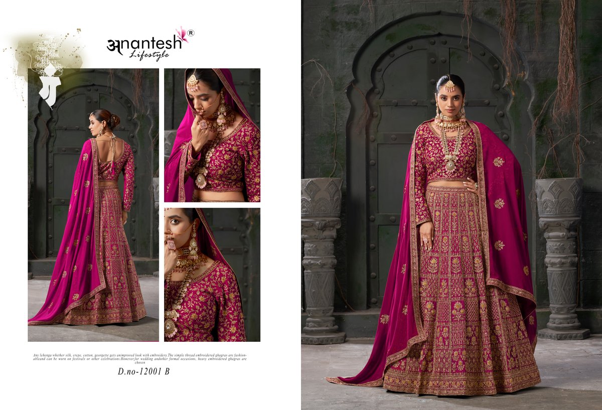 ANANTESH NIKAAH THE WEDDING VIBES VOL-01 COLOUR EDITION 12001 & 12002 COLOUR'S 3