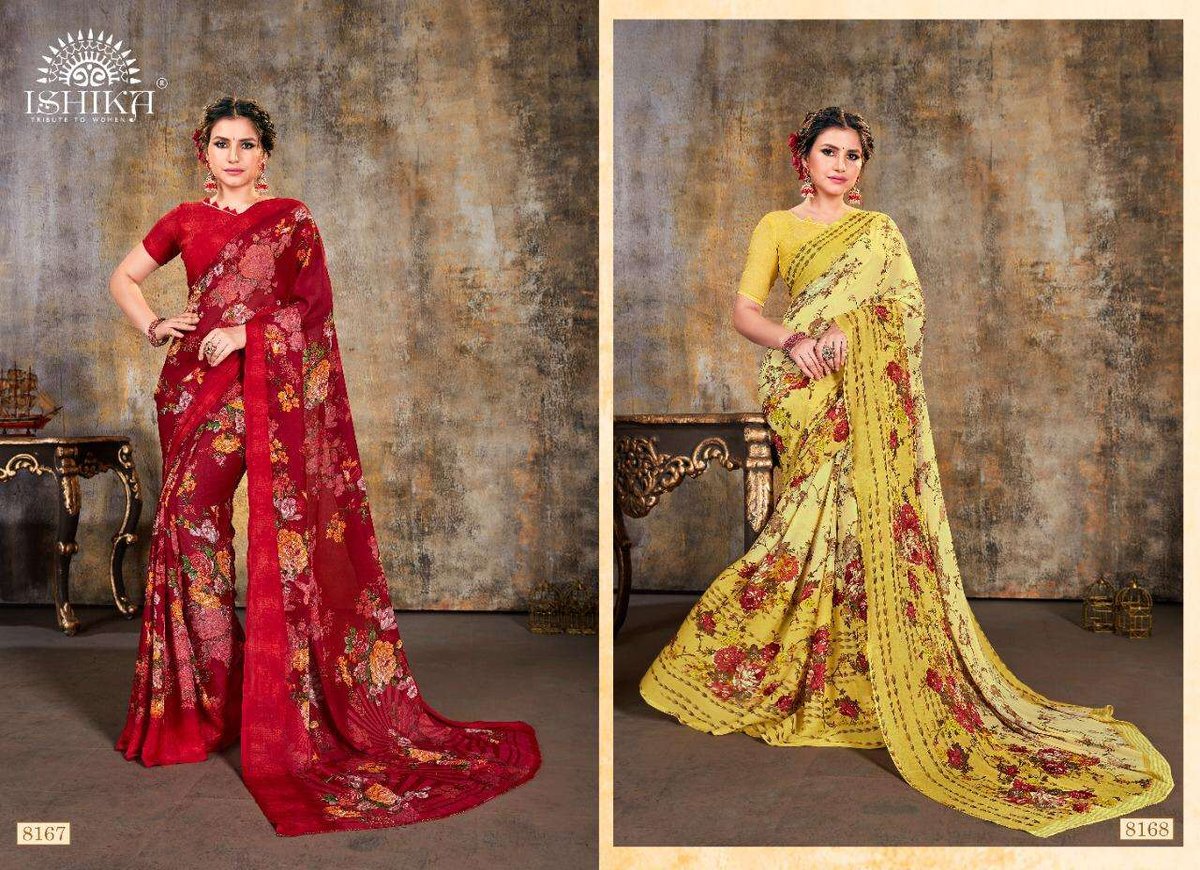 Ishika Saree Lashkara Vol-4 8161-8168 Series 7