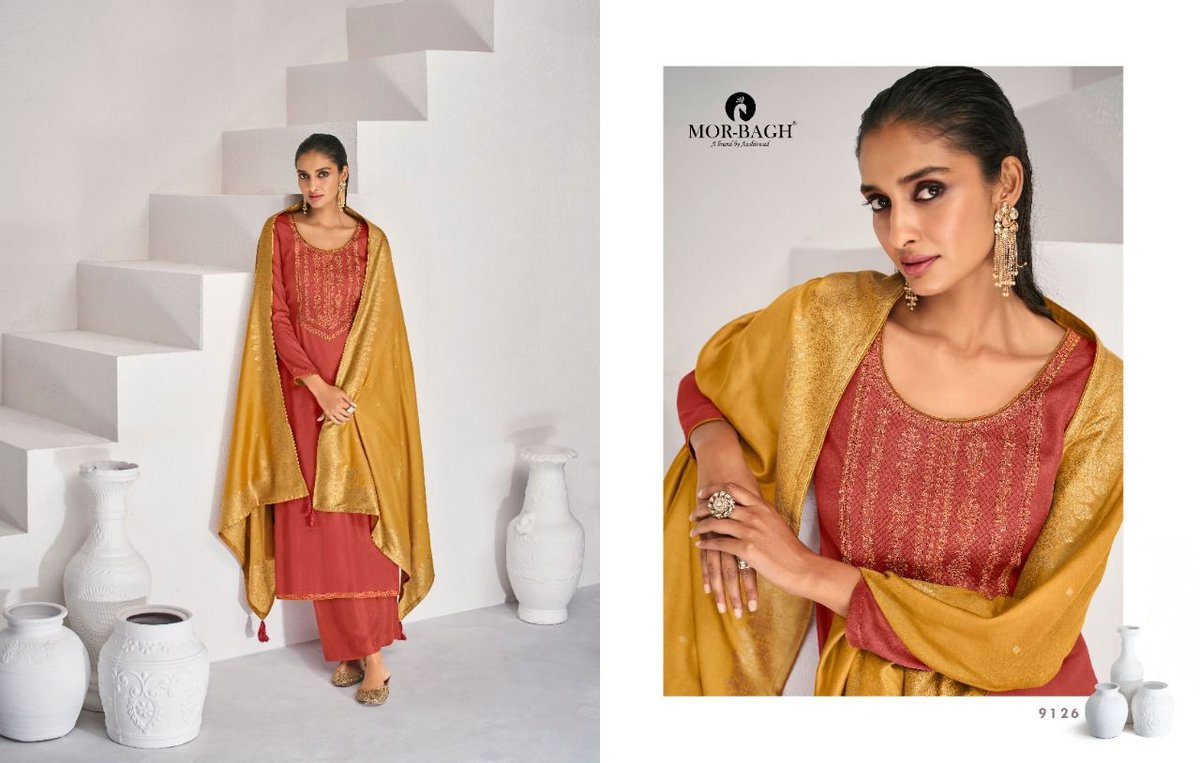 Aashirwad Creation Mor Bagh Sitara 9126-9131 Series 1