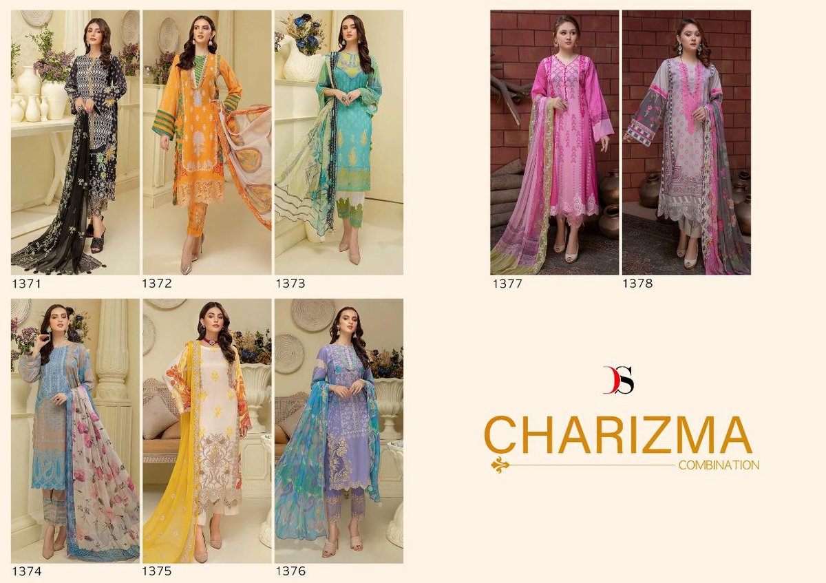 Deepsy Suits Charizma Combination 1371-1378 Series 9