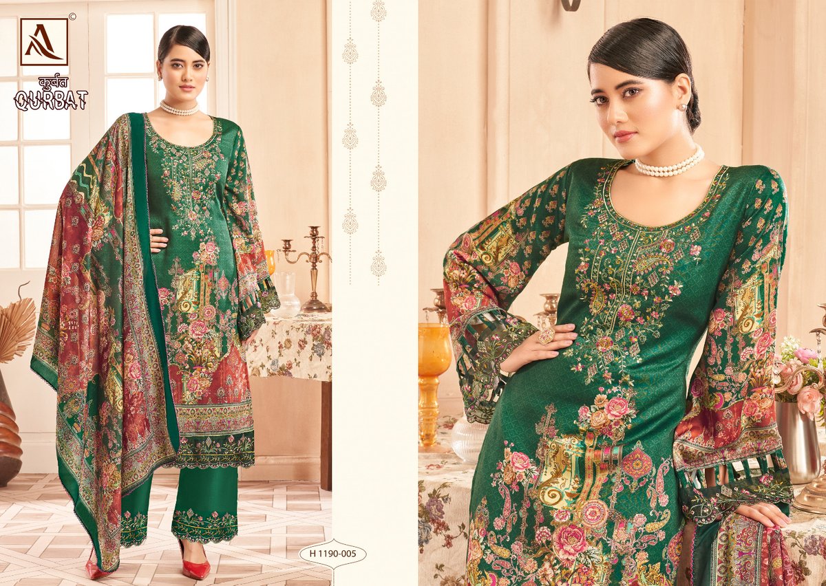 Alok Suit Qurbat Edition Vol-9 1190-001 to 1190-008 Series 4