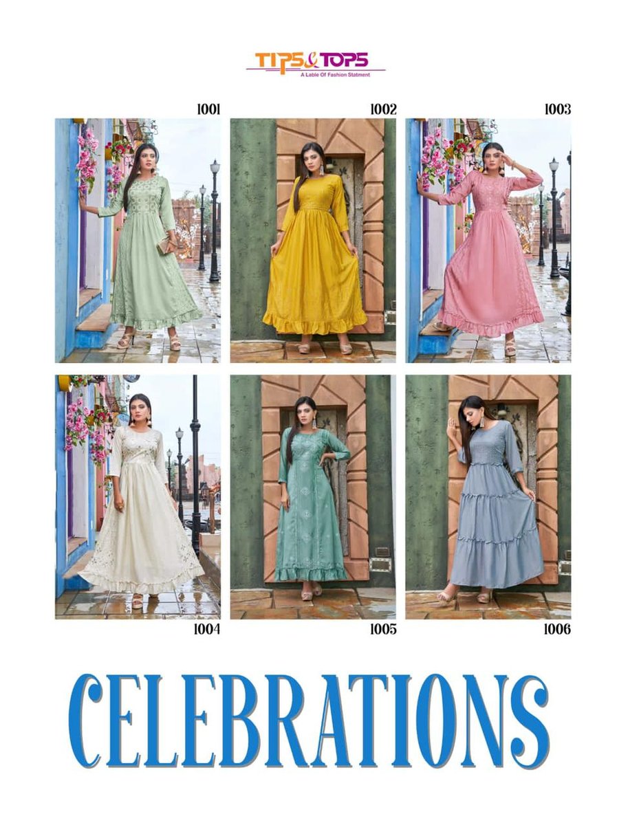 Tips And Tops Celebrations 1001-1006 Series 7