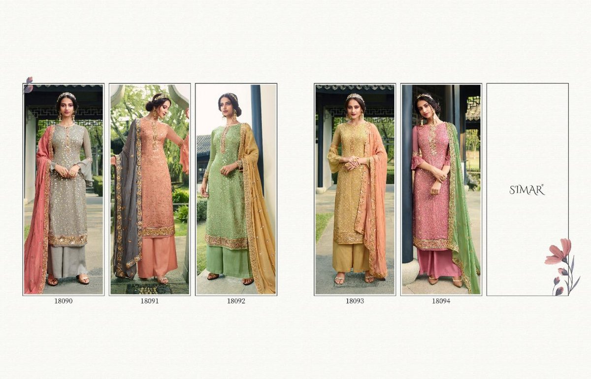 Glossy Simar Jewel 18090-18094 Series 6