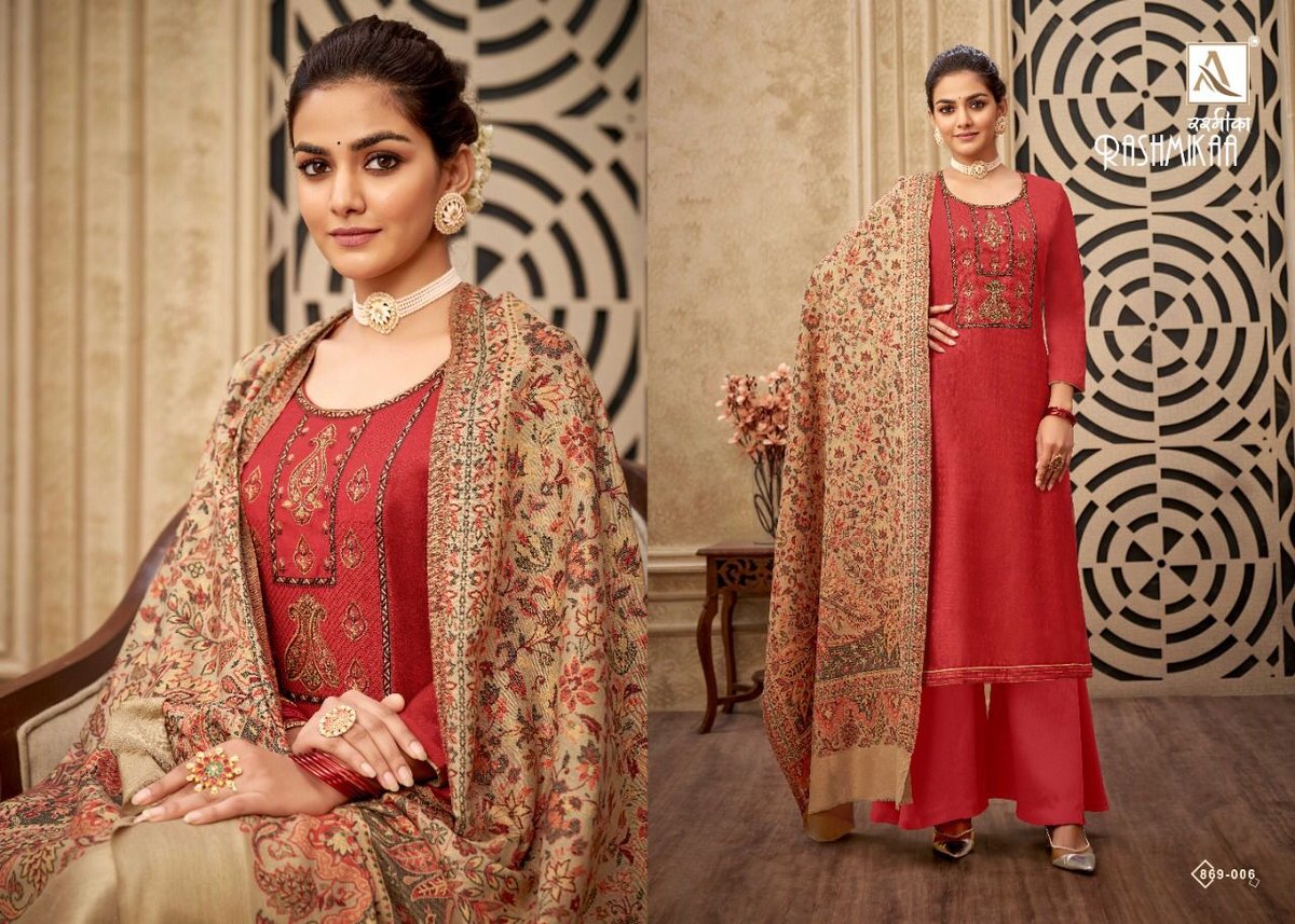 Alok Suits Rashmika 869-001 to 869-007 Series 6