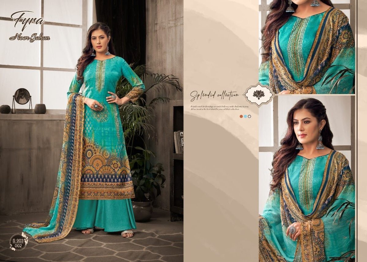 Alok Suits Fyra Noor Jahan Vol-2 903-001 to 903-010 Series 2