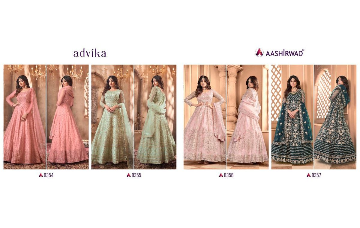 Aashirwad Creation Advika 8354-8357 Series 5