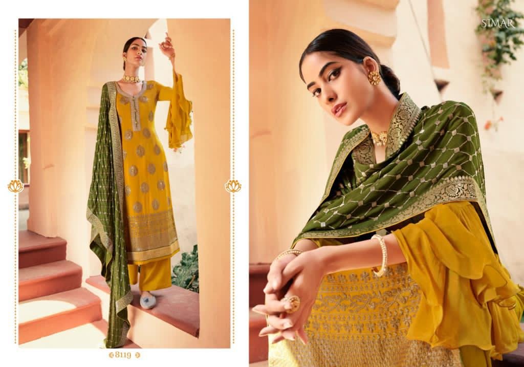 Glossy Simar Safa 8118-8121 Series 2