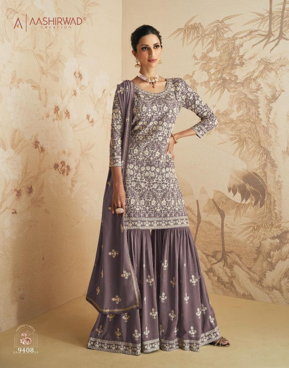 Aashirwad Creation Elan 9407-9411 Series 2