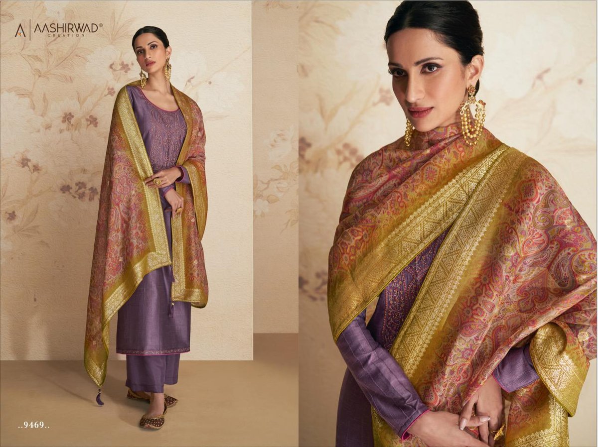 Aashirwad Creation Geet 9465-9470 Series 5