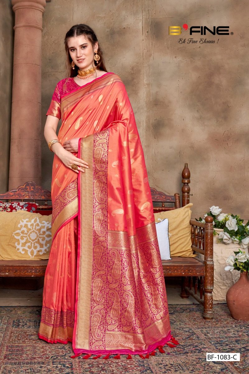 B Fine Saree Twinkle BF-1083 Colors 3