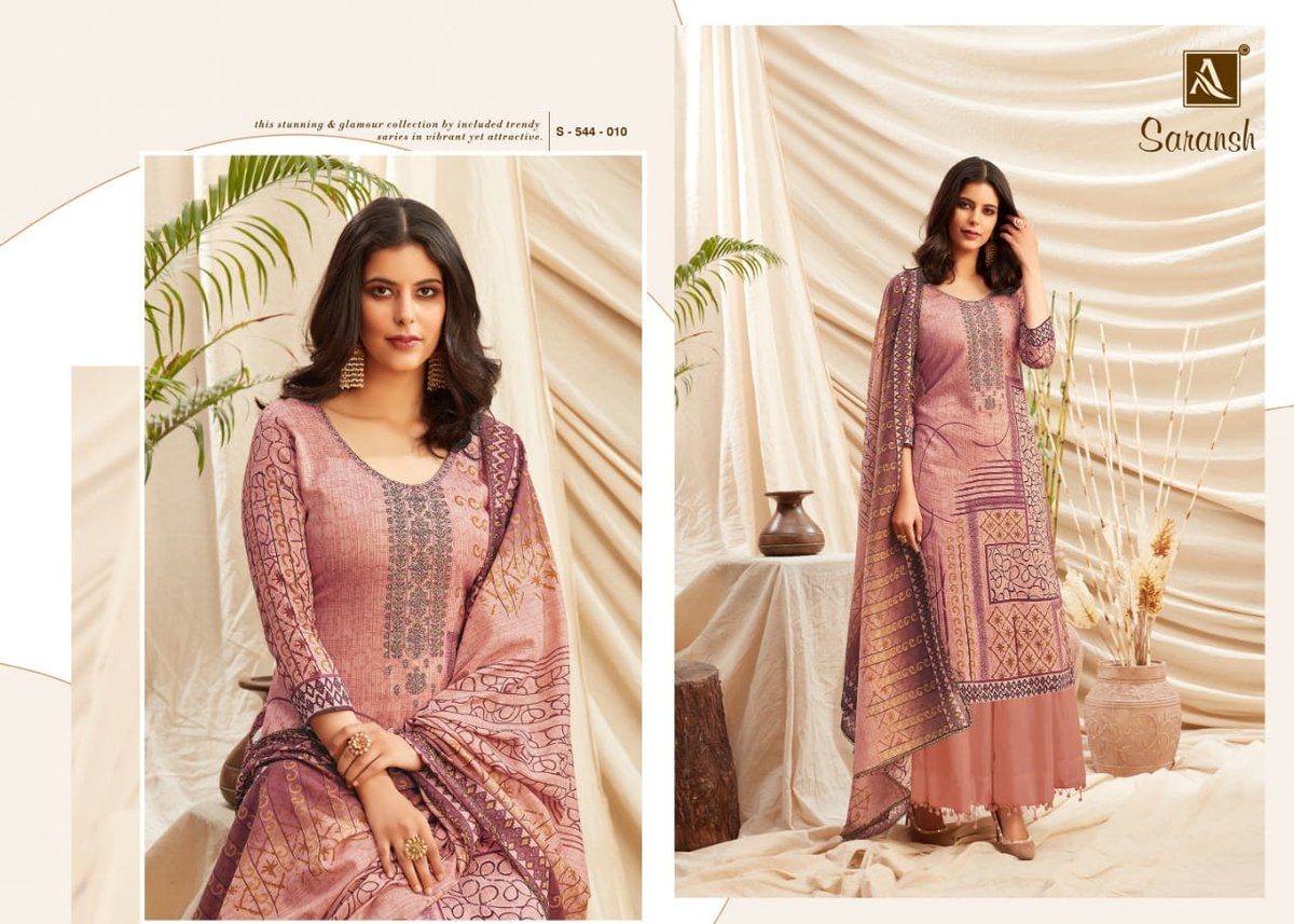 Alok Suits Saransh 544-001 to 544-010 Series 10