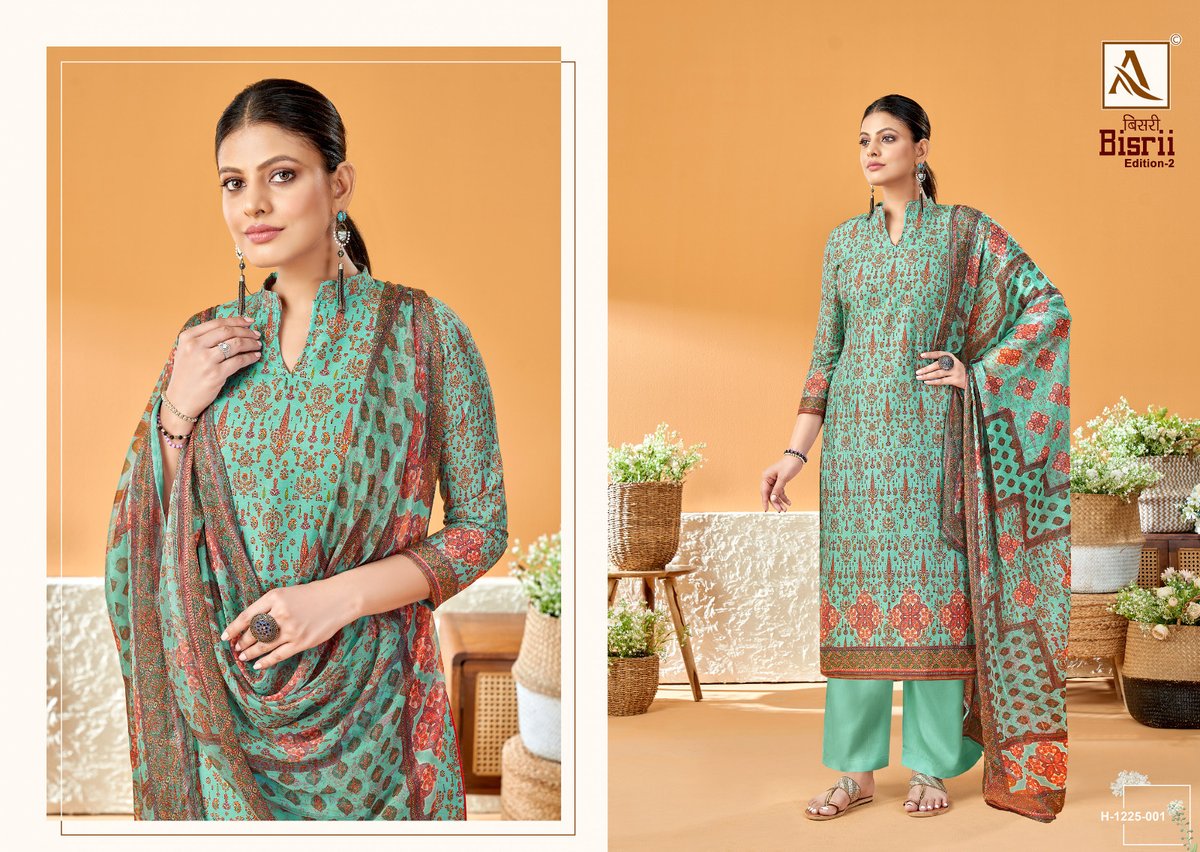 Alok Suit Bisrii Vol-2 1226-001 to 1226-008 Series 1