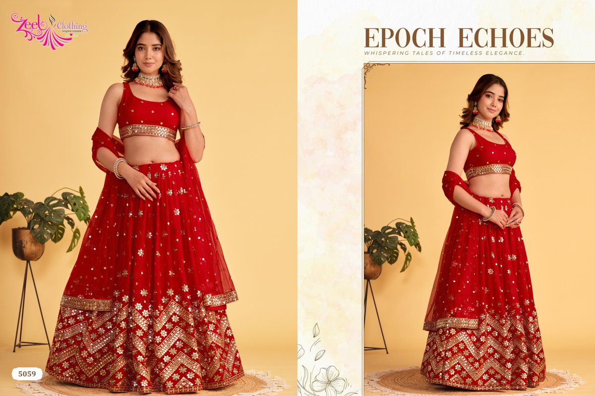 ZEEL CLOTHING ANTIQUE AURA 5059 TO 5064 1