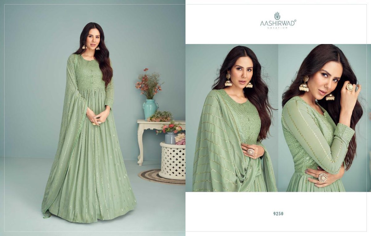 Aashirwad Creation Gulkand Zeenat 9248-9252 Series 3