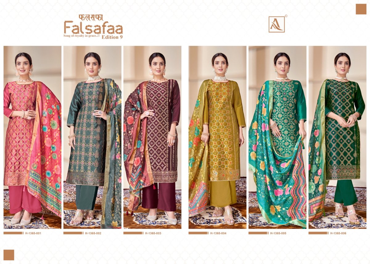 Alok Suit Falsafaa Edition Vol-9 1365-001 to 1365-006 Series 7