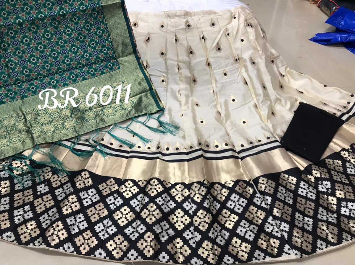 BR Heavy Golden Designer Lehenga BR-6011 Colors 10
