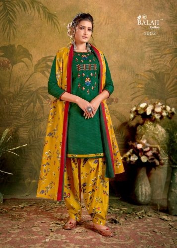 Balaji Cotton Rasberry Patiyala Vol-5 1001-1012 Series 3