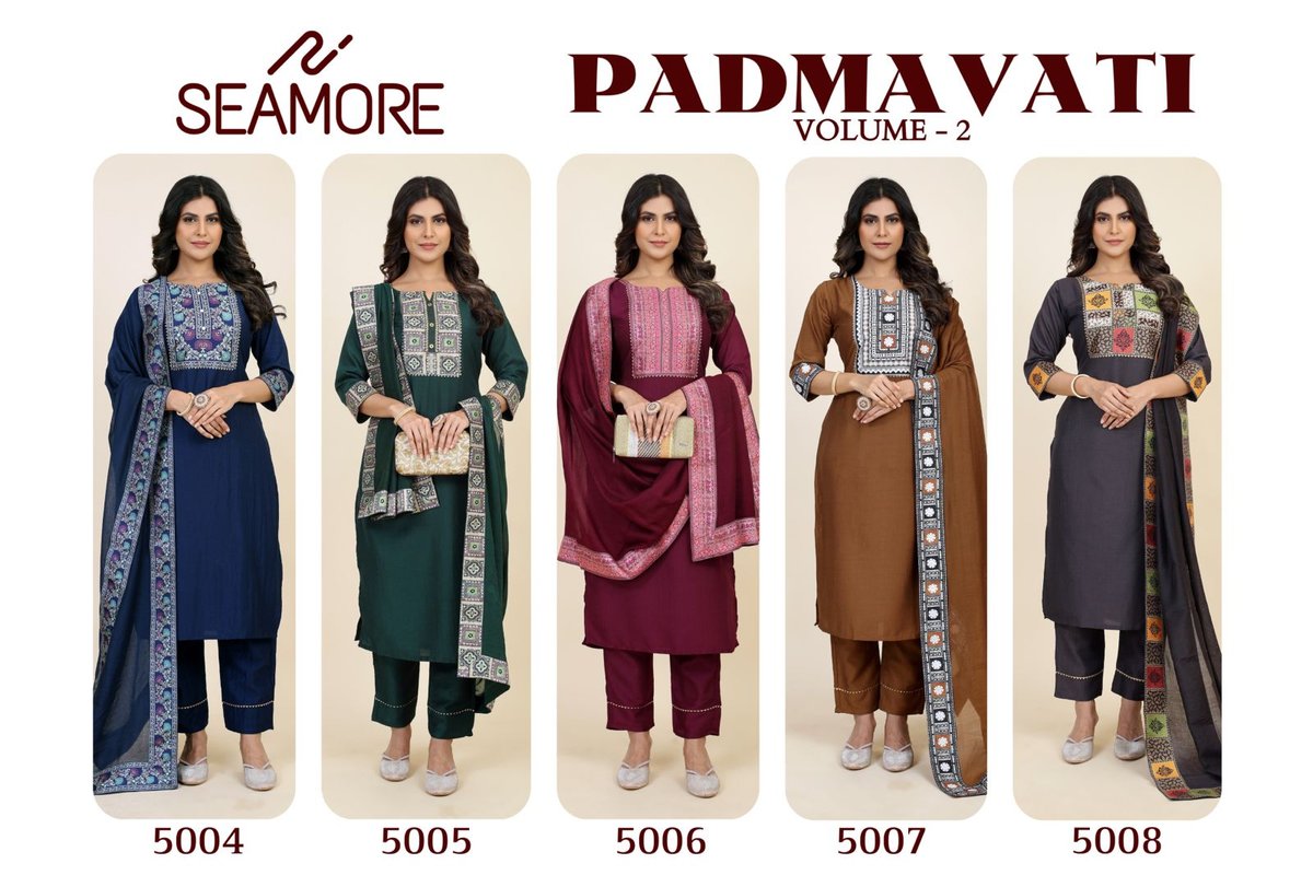 SEAMORE PADMAVATI VOL-2 5004 TO 5008 6