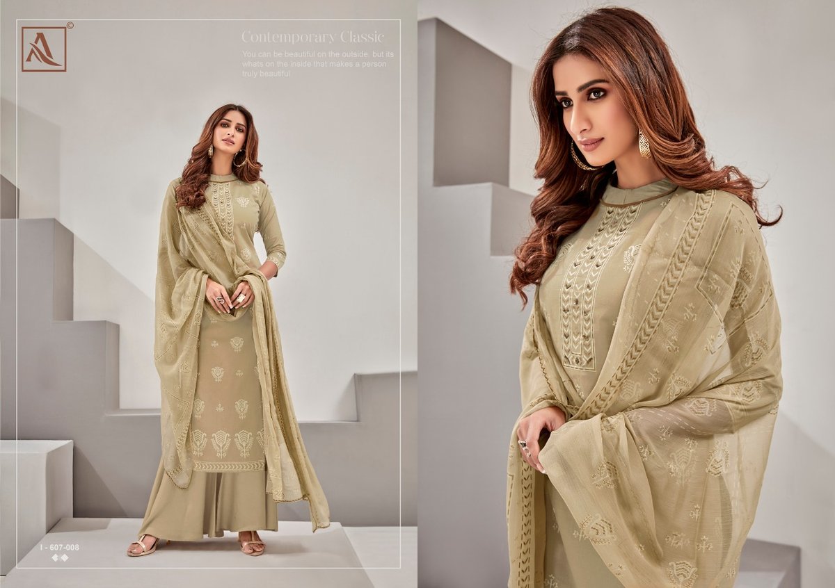 Alok Suits Bloom Gold 607-001-607-010 Series 8