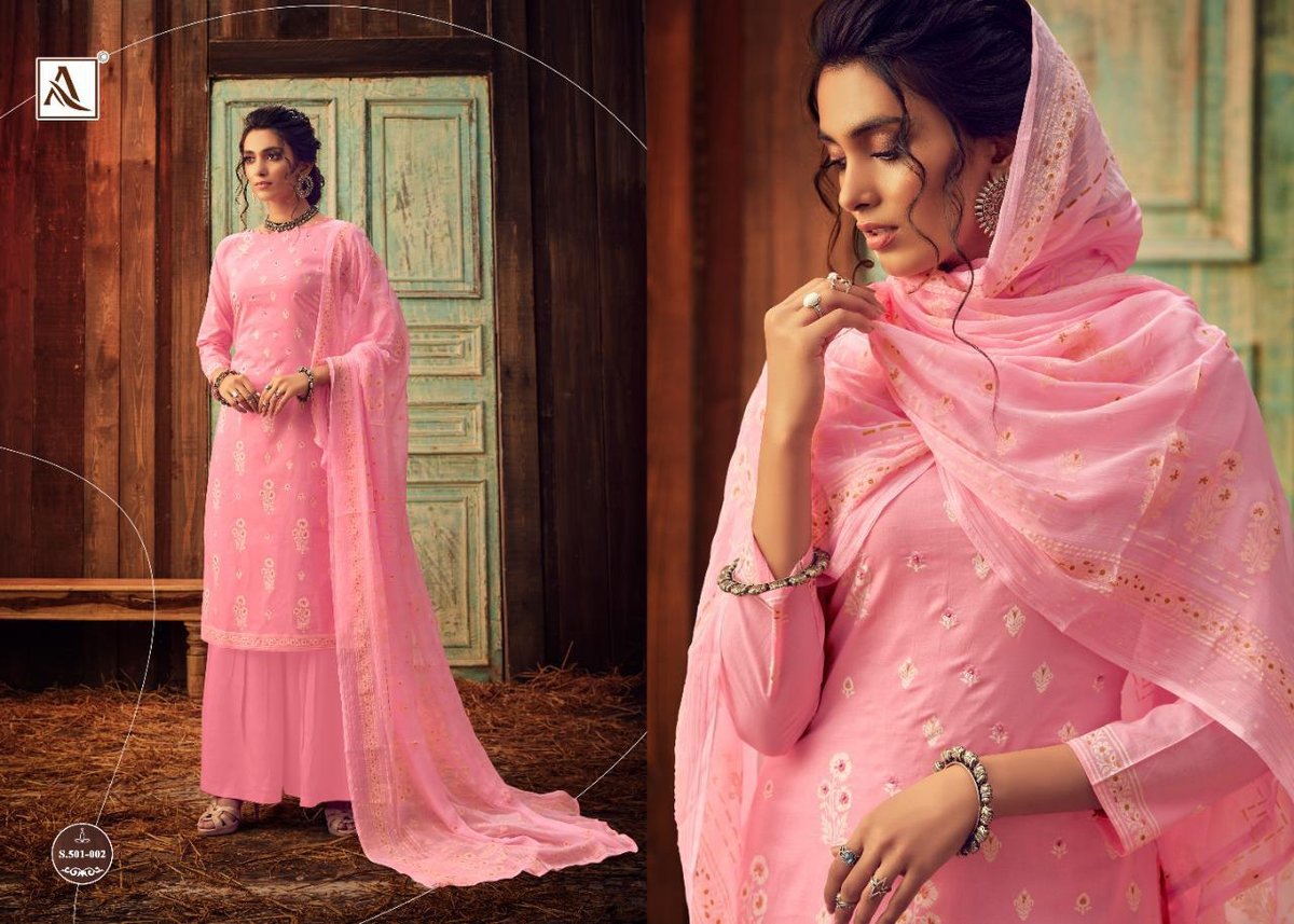 Alok Suits Bloom Gold 501-001-501-008 Series 2