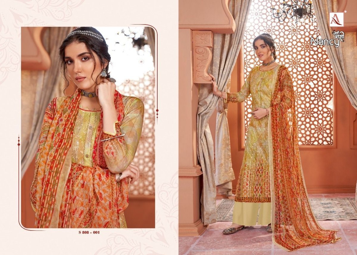 Alok Suit Nancy 808-001 to 808-008 Series 1