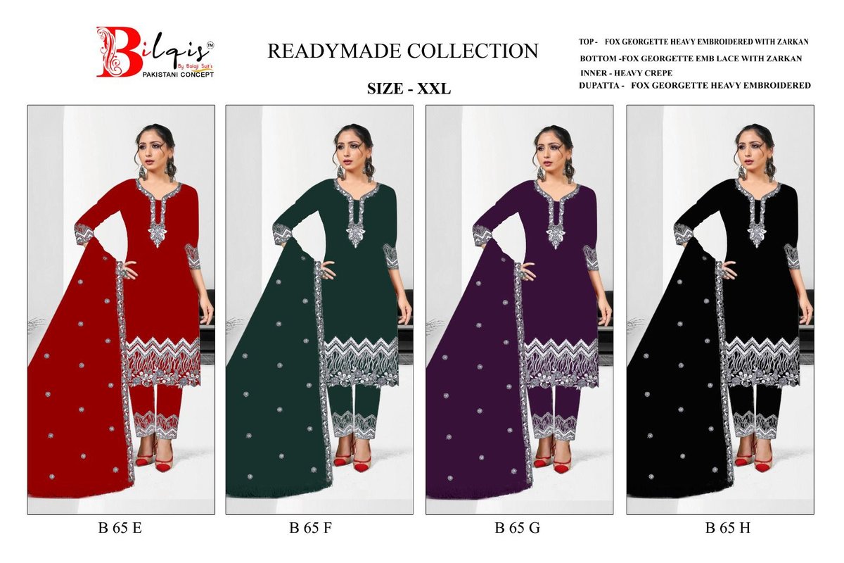 BILQIS READYMADE COLLECTION B-65-E TO B-65-H 5