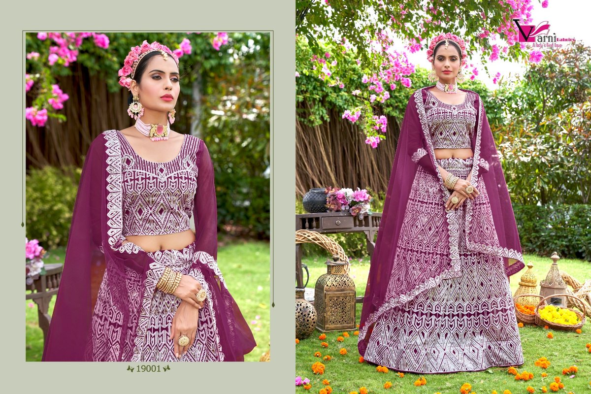 Varni Fabric Zeeya Sakshi 19001-19004 Series 1