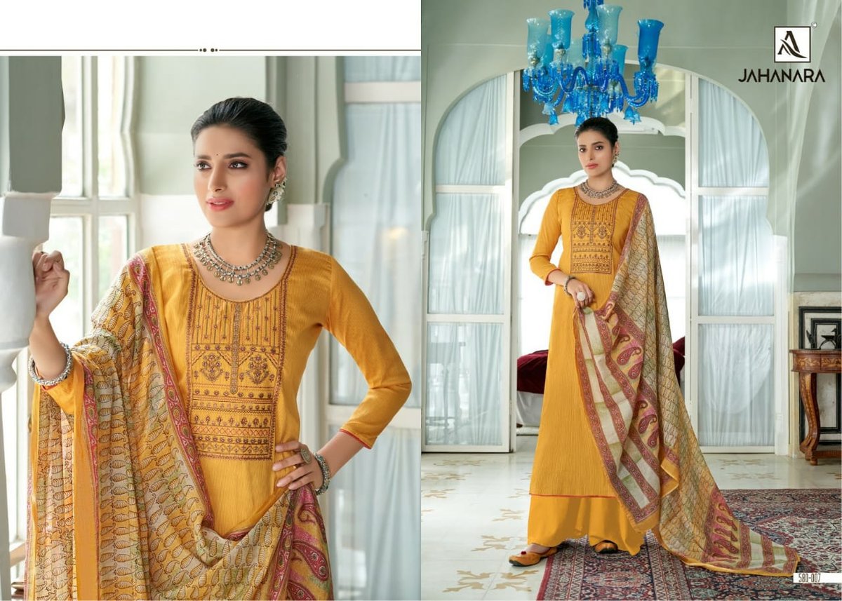Alok Suits Jahanara 580-001 to 580-010 Series 7