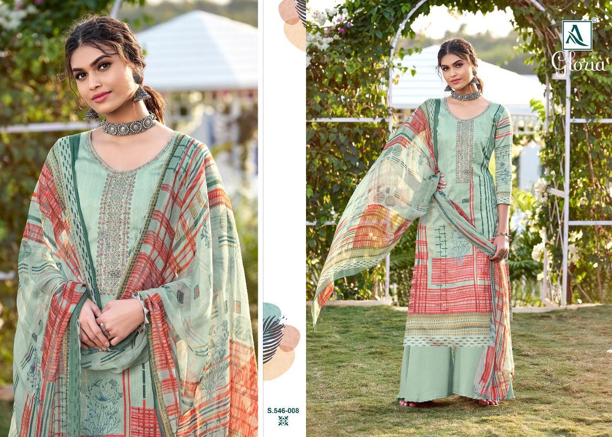 Alok Suits Gloria 546-001 to 546-008 Series 8