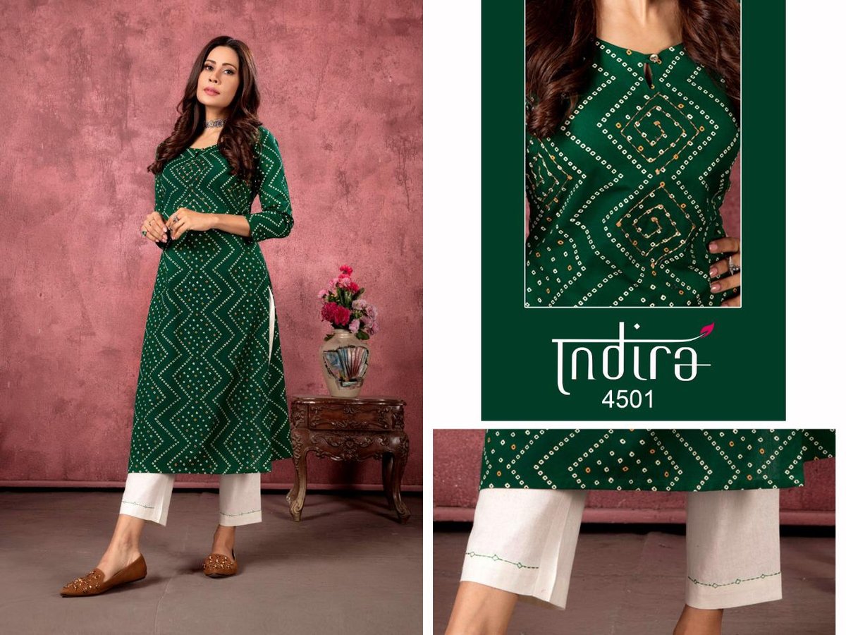 Indira Apparel‚Äôs Bandhej 4501-4504 Series 1