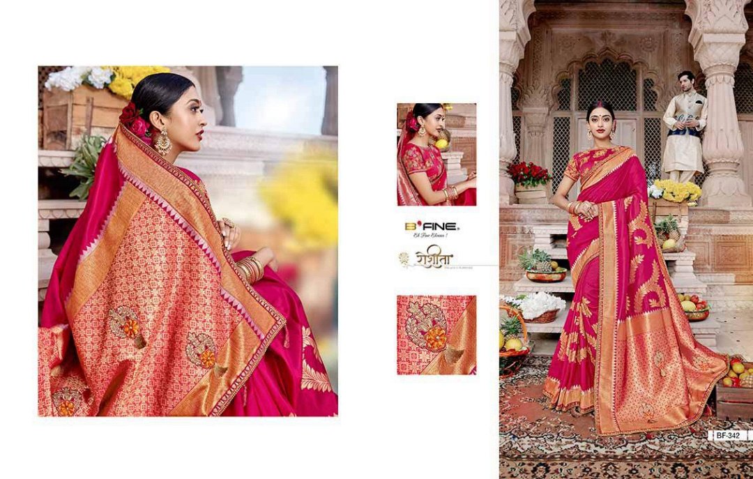 B'Fine Saree Malavika 341-349 Series 2