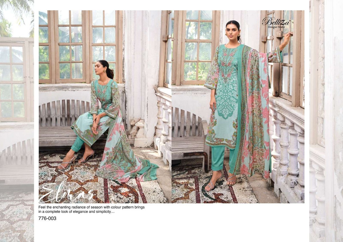 Belliza Designer Naira Vol-4 776-001 to 776-010 Series 3