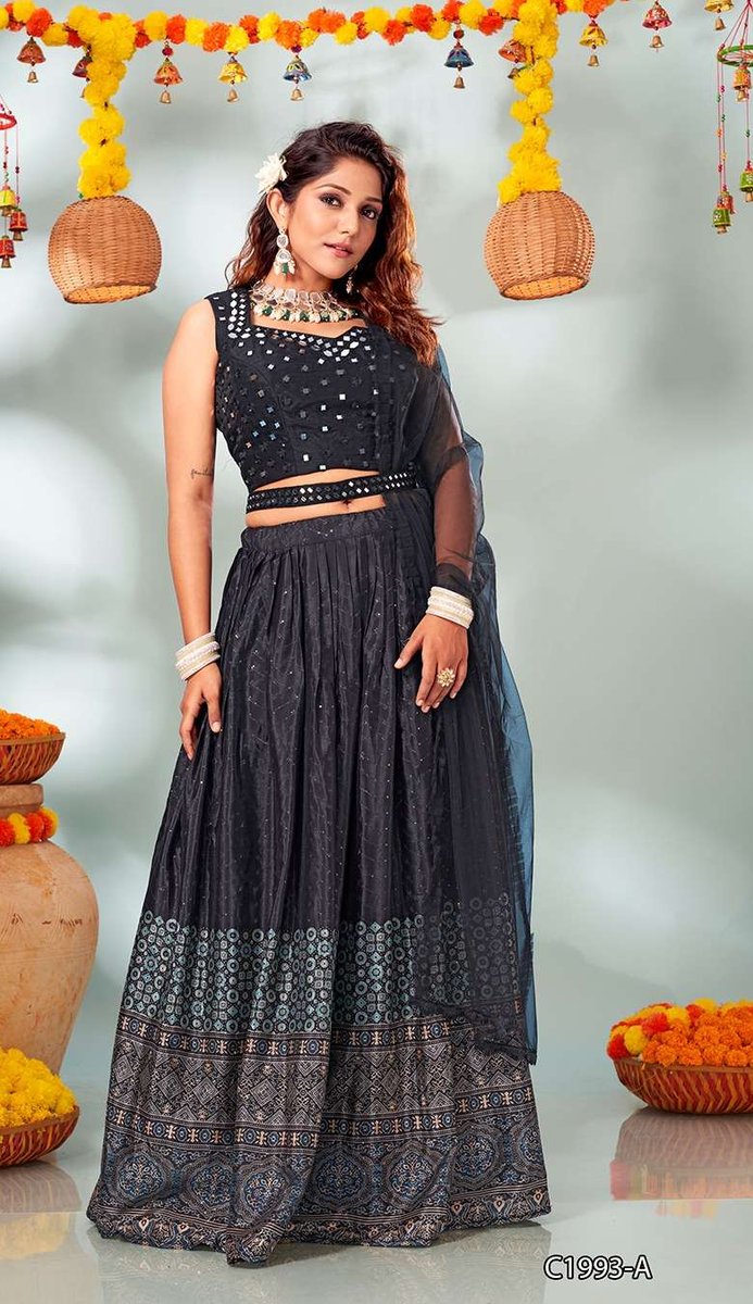 Aamoha Trendz Designer Lehenga C-1993 Colors 1