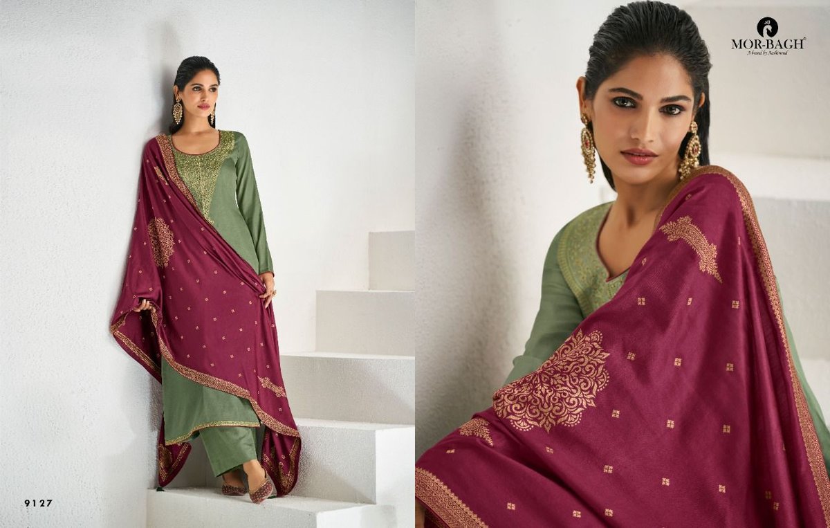 Aashirwad Creation Mor Bagh Sitara 9126-9131 Series 2