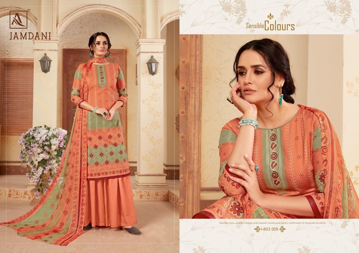 Alok Suits Jamdani 603-001-603-010 Series 5