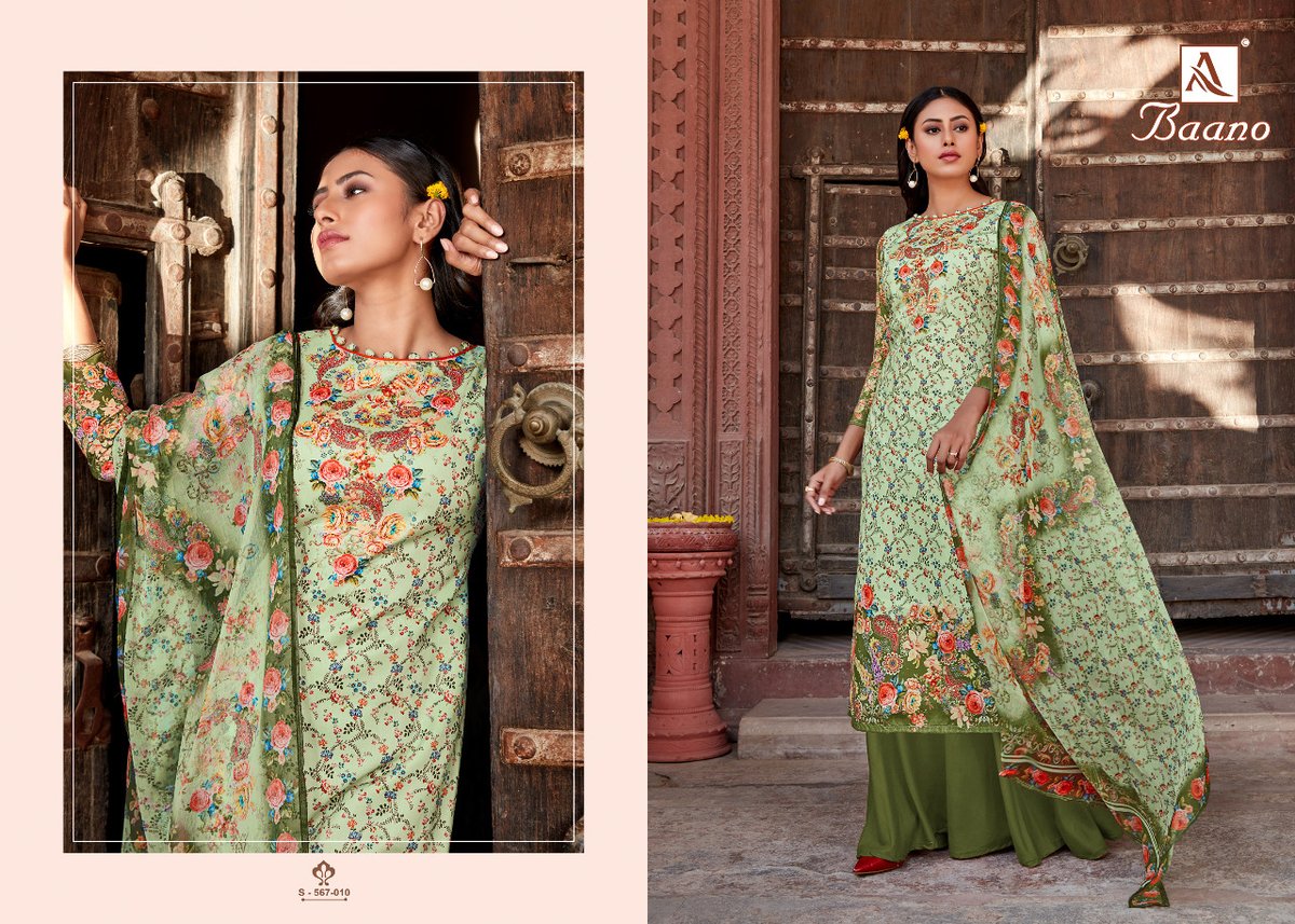 Alok Suits Baano 567-001 to 567-010 Series 10