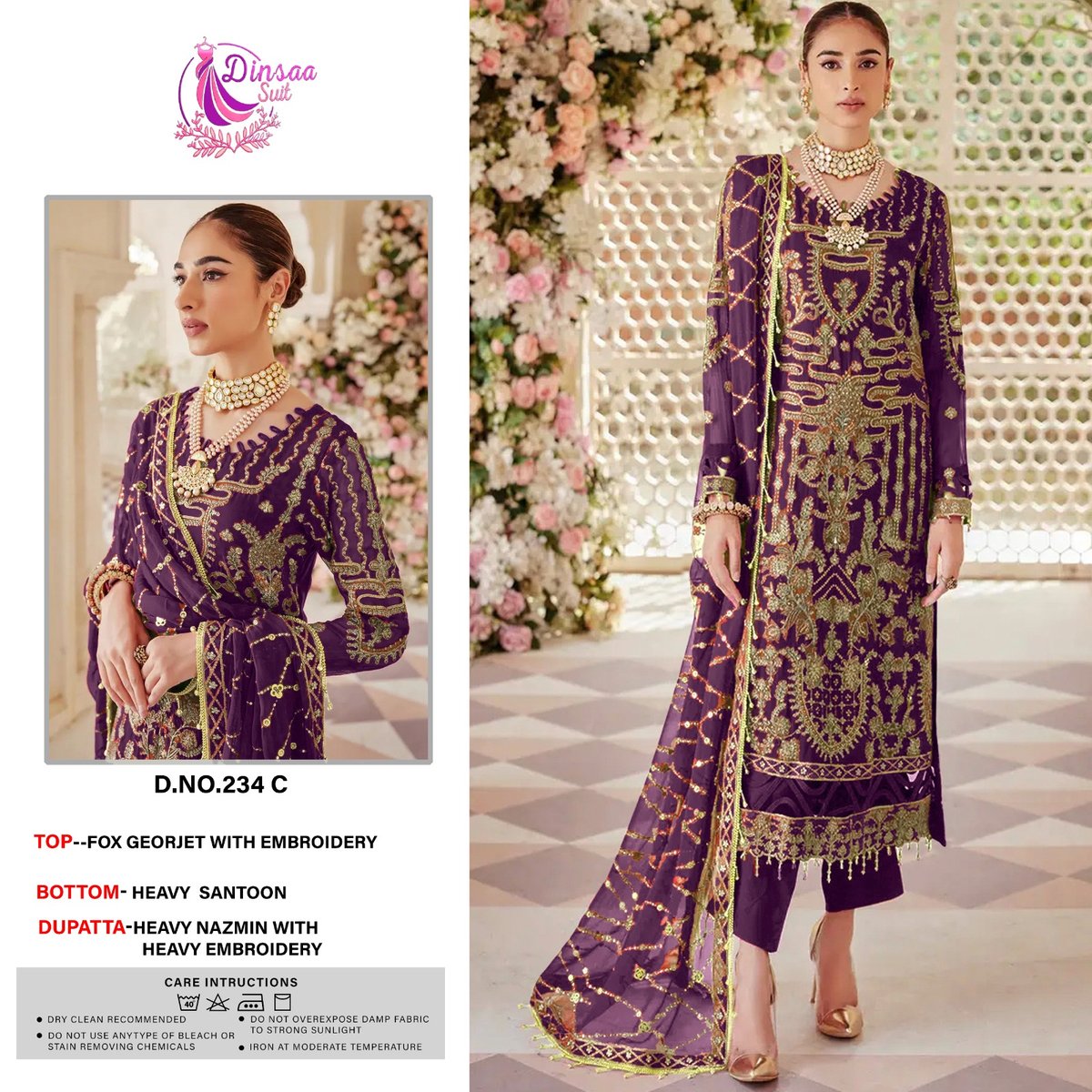 DINSAA 234 COLOUR'S 234A TO 234D 3