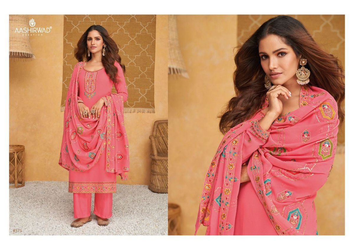 Aashirwad Creation Simran 8575-8580 Series 1