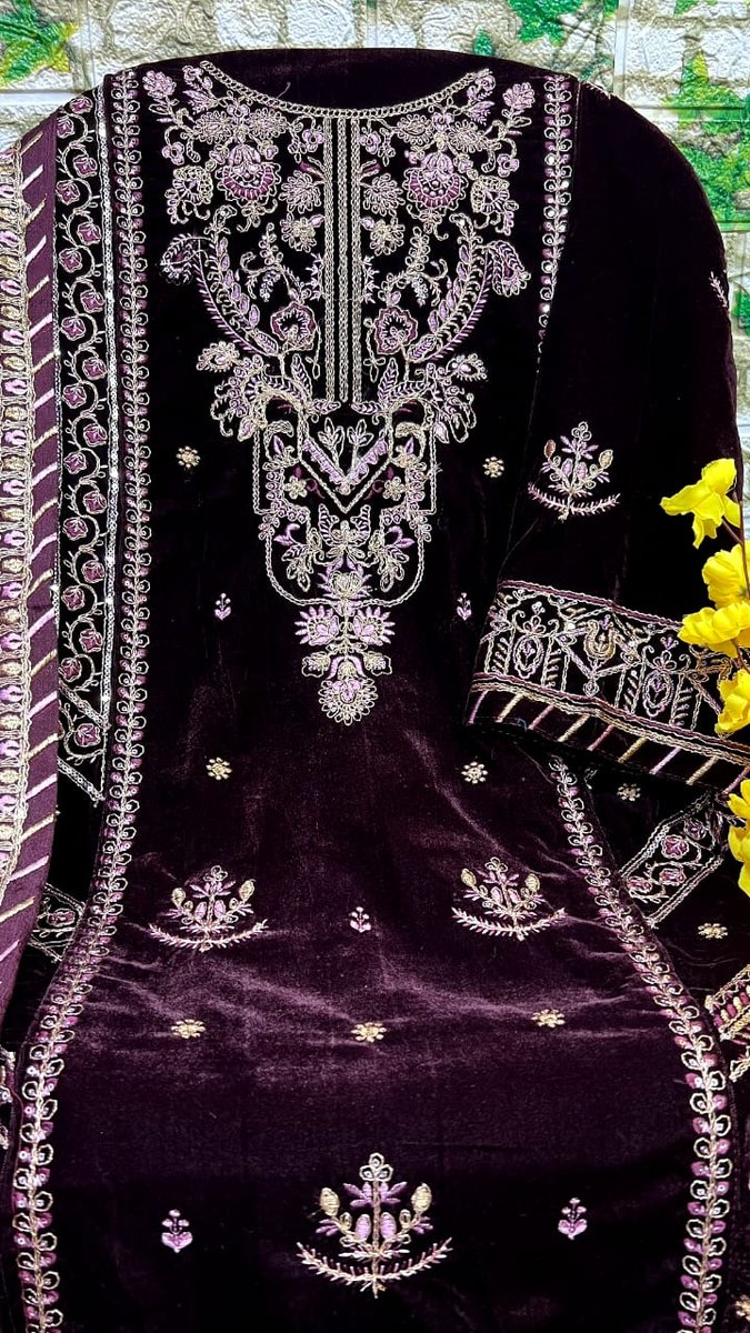 Dinsaa Suit Velvet Collection 230 Colors 6