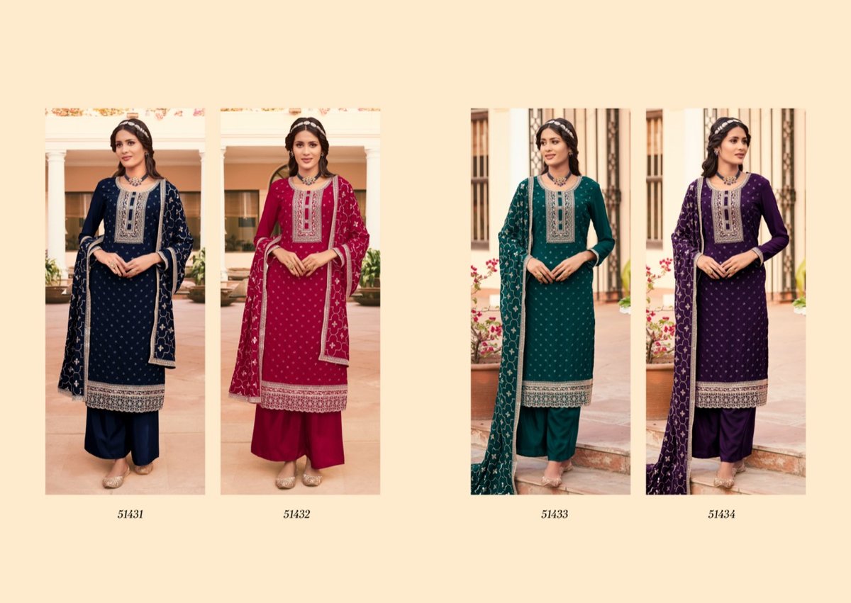 Fiona Hazel Heavy Dupatta 51431-51434 Series 5