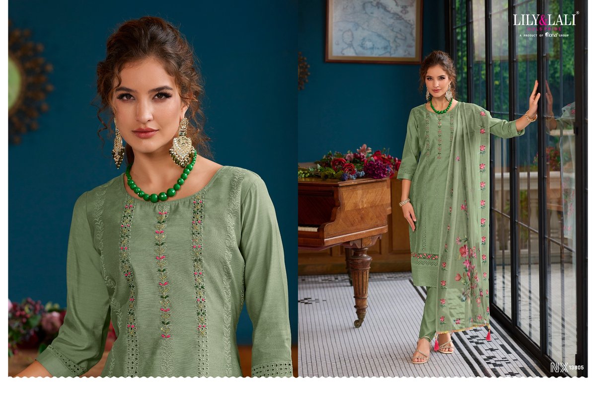 Lily And Lali Lucknowi Nx 13801-13806 Series 5
