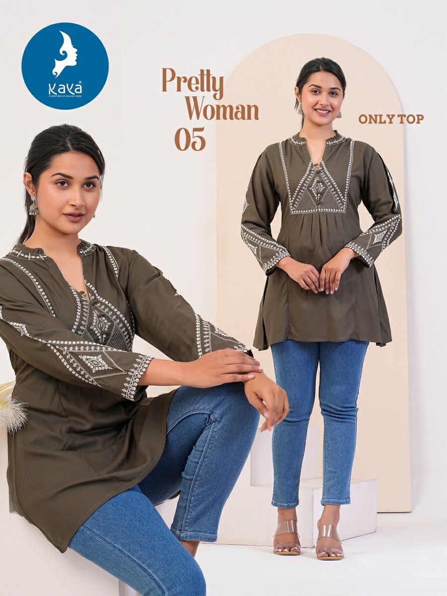 KAYA KURTI PRETTY WOMEN 01 TO 08 5