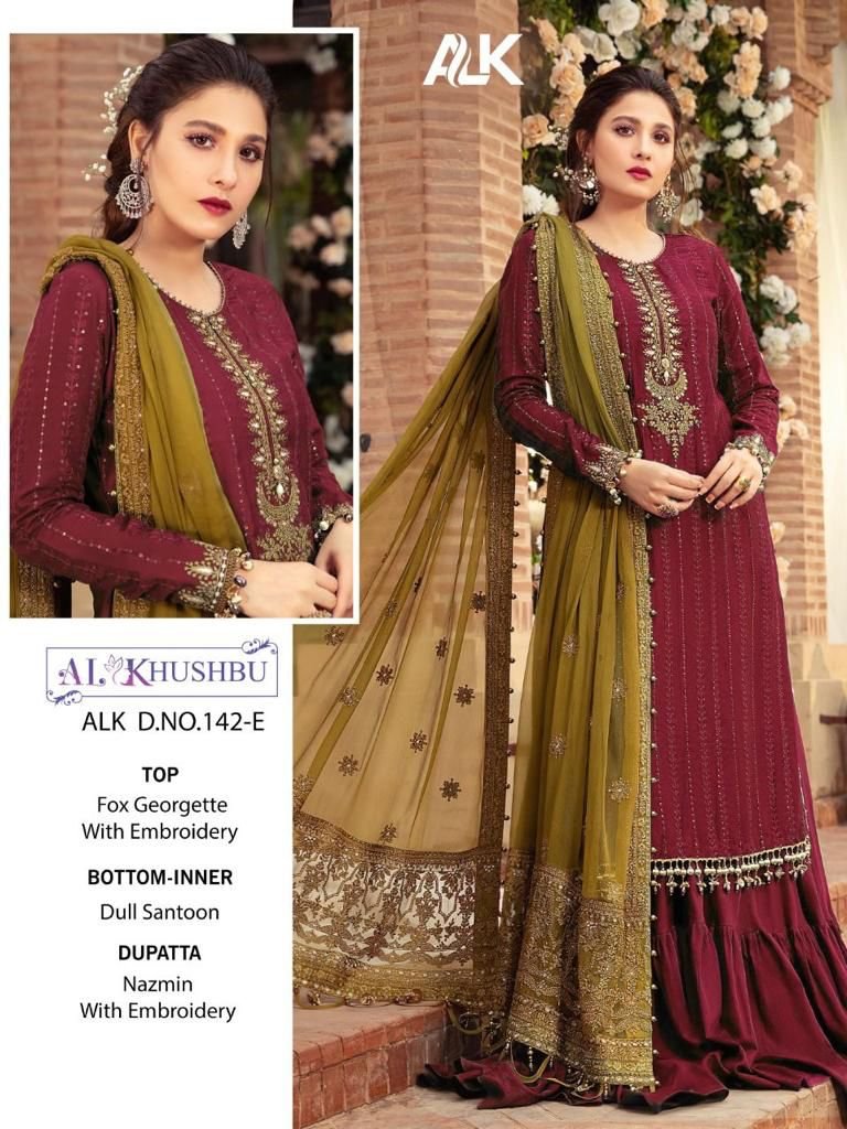 AL Khushbu Maria B Hit Design Vol-2 142 Colors 4