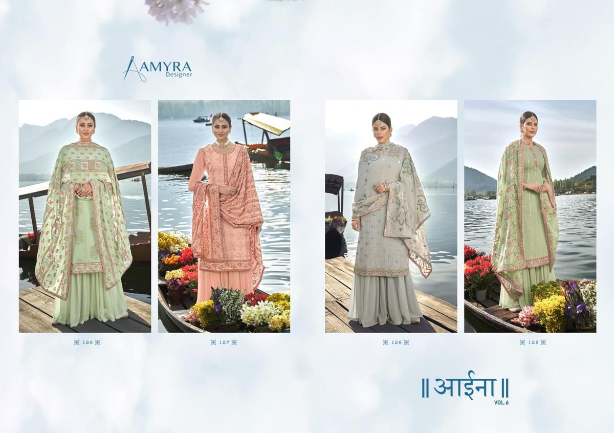 Amyra Designer Aaina Vol-6 126-129 Series 5